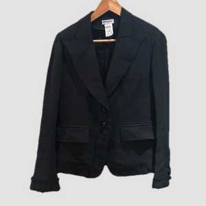 SONIA RYKIEL Paris black blazer jacket 40 made in France